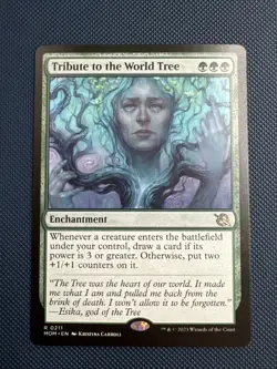 MTG Tribute to the World Tree - March of the Machine (MOM) NM - Image 1
