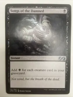 MTG Magic the Gathering Songs of the Damned (115/271) Ultimate Masters NM - Image 1