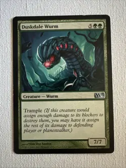 Duskdale Wurm Core Set 2013 (M13) Regular MTG FREE SHIPPING FREE SHIPPING - Image 1