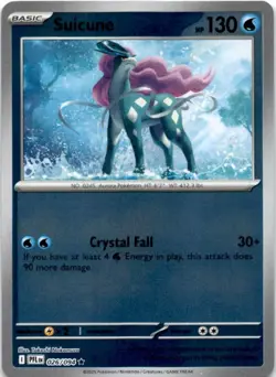 Me02: Phantasmal Flames Pokemon TCG Suicune Reverse Holo - Image 1