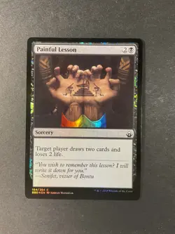 Painful Lesson - Foil - Battlebond - Magic the Gathering - MTG - Image 1