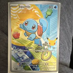 Pokemon TCG Squirtle first partner Collection 2026 Promo Holo 039 English 80HP - Image 1