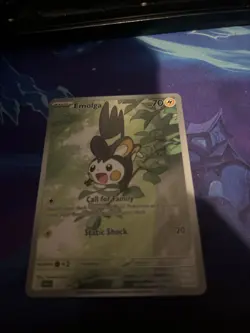 Pokemon TCG - Emolga - 112/086 - Illustration Rare - SV: Black Bolt English - Image 1