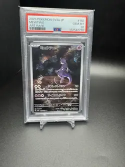 2023 POKEMON JAPANESE SV2A-POKEMON 151 ART RARE #183 MEWTWO PSA 10 - Image 1