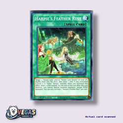 Harpie's Feather Rest LDS2-EN086 1st Edition Common NM Yu-Gi-Oh! - Image 1