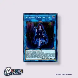 Yu-Gi-Oh! 1st Edition Vampire Fascinator Super Rare BACH-EN048 NM - Image 1