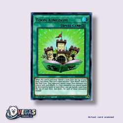 Toon Kingdom (Gold) DLCS-EN074 1st Edition Ultra Rare NM Yu-Gi-Oh! - Image 1
