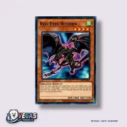 Yu-Gi-Oh! 1st Edition Red-Eyes Wyvern Common LDS1-EN005 NM - Image 1