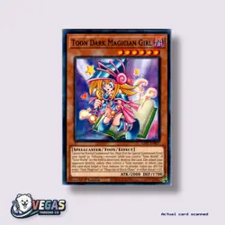 Yu-Gi-Oh! 1st Edition Toon Dark Magician Girl Common LDS1-EN057 NM - Image 1