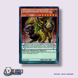 Amorphage Sloth SHVI-EN030 Unlimited Secret Rare NM Yu-Gi-Oh! - Image 1