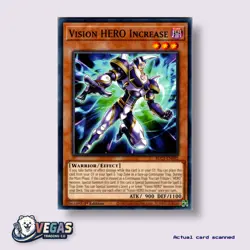 Vision HERO Increase BLC1-EN082 1st Edition Common Pack Fresh NM Yu-Gi-Oh! - Image 1