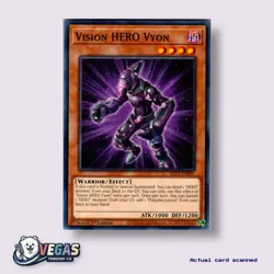 Vision HERO Vyon BLC1-EN097 1st Edition Common Pack Fresh NM Yu-Gi-Oh! - Image 1