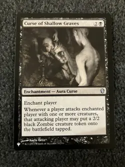 Magic The Gathering MTG - Curse of Shallow Graves - The List Reprints - Image 1