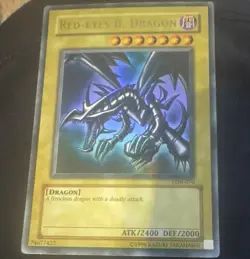 Konami Yu-Gi-Oh! Red-Eyes B. Dragon LOB-070 Ultra Rare Holo Eng Unlimited - Image 1