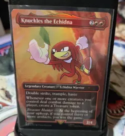 Knuckles The Echidna (Mythic) (Secret Lair Drop) (NM) (Foil) (MTG) - Image 1