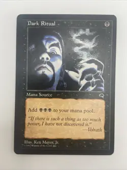 1x Dark Ritual Tempest MP MTG Magic the Gathering - Image 1