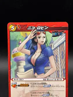 Nico Robin 10/20 Miracle Battle Carddass Japanese One Piece Heavily Played - Image 2