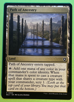 Path of Ancestry BLC 322 MTG NM/M Never Played - Image 1
