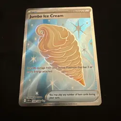 109/086 Jumbo Ice Cream Pokemon Card English Chaos Rising Near Mint Condition - Image 1