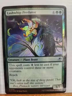 MTG Edge of Eternities - Lashwhip Predator - EOE 195 - FOIL - Image 2