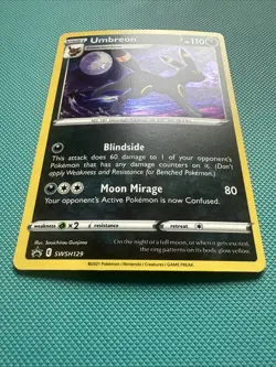 Umbreon SWSH129 Cosmos Holo Sword & Shield Promo Pokemon Card NM - Image 2