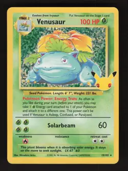 Venusaur 15/102 Pokemon Celebrations Classic Collection Holo Card - Image 1