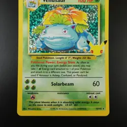 Venusaur 15/102 Pokemon Celebrations Classic Collection Holo Card - Image 3