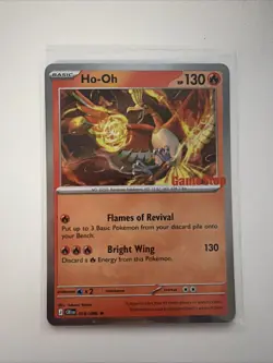 Ho-Oh Gamestop Promo Pokemon Card - Image 1