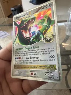 Pokemon TCG Rayquaza C LV.X Holo Card 146/147 Supreme Victors 2009 LP Condition - Image 2