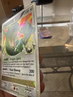 Pokemon TCG Rayquaza C LV.X Holo Card 146/147 Supreme Victors 2009 LP Condition - Image 3
