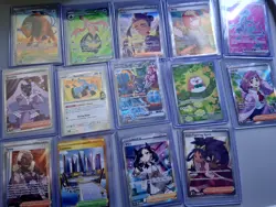 Pokemon TCG Mixed Lot 13 Cards Holo/Regular Supporter Tauros Gourgeist Komala - Image 1