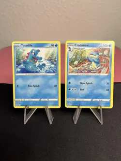 Totodile 055/264 Croconaw 056/264 Pokemon Swsh08: Fusion Strike Trading Cards NM - Image 1