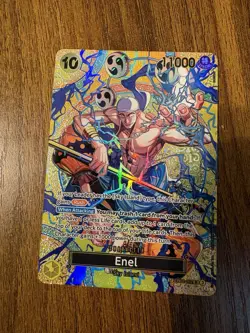 One Piece CCG EB02 Enel SP Super Rare Character Card 10 Cost 11000 Power Bandai - Image 1