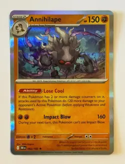 Annihilape 092/182 Rare Holo English DRI Destined Rivals Pokemon TCG Card NM - Image 1