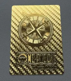 One Piece Shanks WANTED Gold Foil Fan Art Collector Card - Image 4