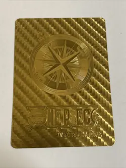 One Piece Wanted Poster Gold Card Collectible✨ - Image 2
