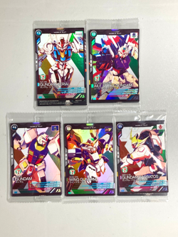 Gundam Seven Eleven Promo Card - Complete Set of 5 - Japanese - Image 1