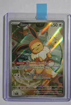 Pokemon TCG Eevee SVP 173 Prismatic Evolutions ETB Black Star Promo Card. - Image 2