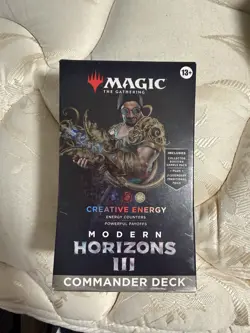Wizards Magic Modern Horizons III Commander Deck Satya Foil 100 Cards - Image 1