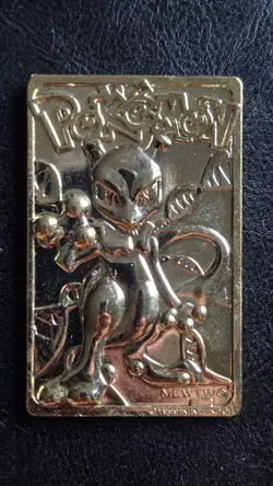 MEWTWO | Pokemon 23K Gold-Plated Burger King Promo 1999 Card - Image 1