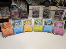 Prismatic Evolutions 6 Black Star Promo Cards Flareon Vaporeon Jolteon +3 Others - Image 1