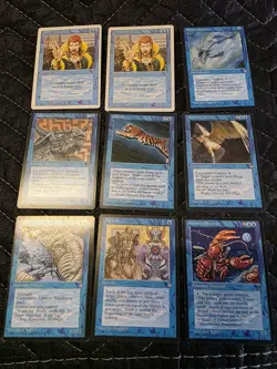 Wizards of the Coast MTG Legends Blue 49-Card Lot Uncommons Spell Blast - Image 4