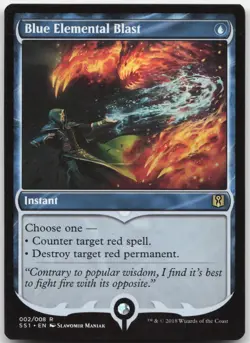 Blue Elemental Blast - Signature Spellbook: Jace - Rare - Magic: The Gathering - Image 1