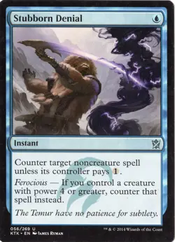 Stubborn Denial Khans of Tarkir Regular - Image 1