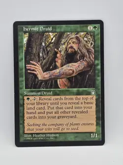 Hermit Druid Rare Stronghold Magic the Gathering Near Mint - Image 1