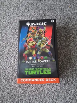 Magic The Gathering -Teenage Mutant Ninja Turtles Commander Deck Turtle Power! - Image 1