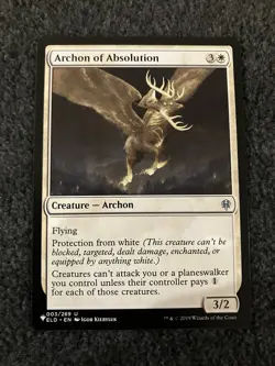 Magic The Gathering MTG - Archon of Absolution - ELD - Image 1