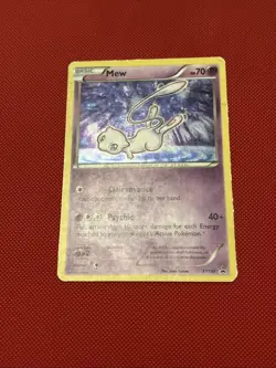 Pokemon TCG Mew Holo Rare Card - Image 1