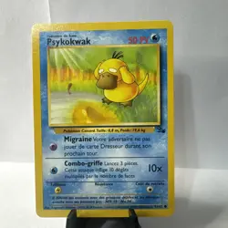French Pokemon TCG Psyduck Fossil 53 Regular Unlimited Common (Psykokwak) - Image 1