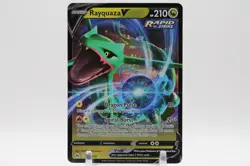 2023 Pokemon Sword & Shield Crown Zenith Rayquaza V #100/159 - Image 1